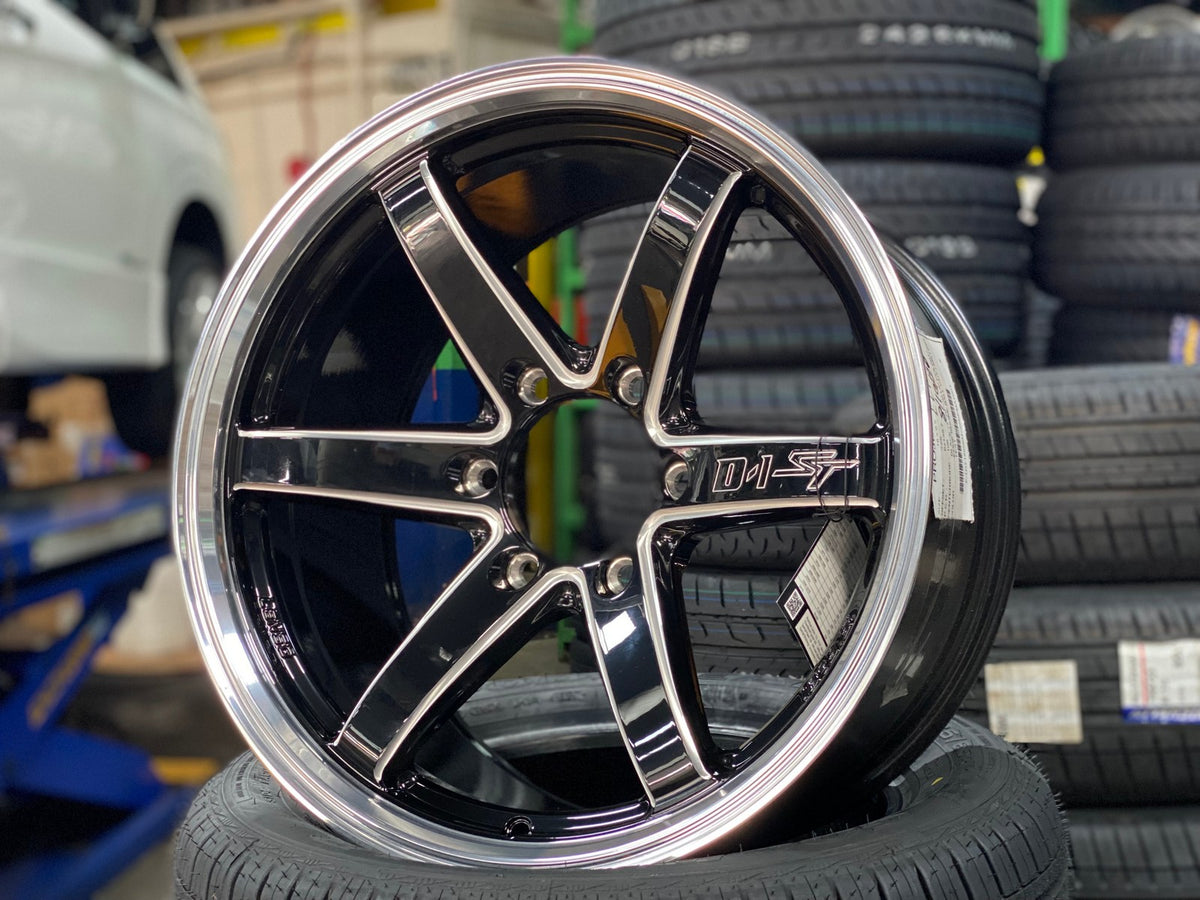 New 18X9.5 ET25 Lenso Project D1ST Rim (4 wheel) Gloss Black 6X139.7