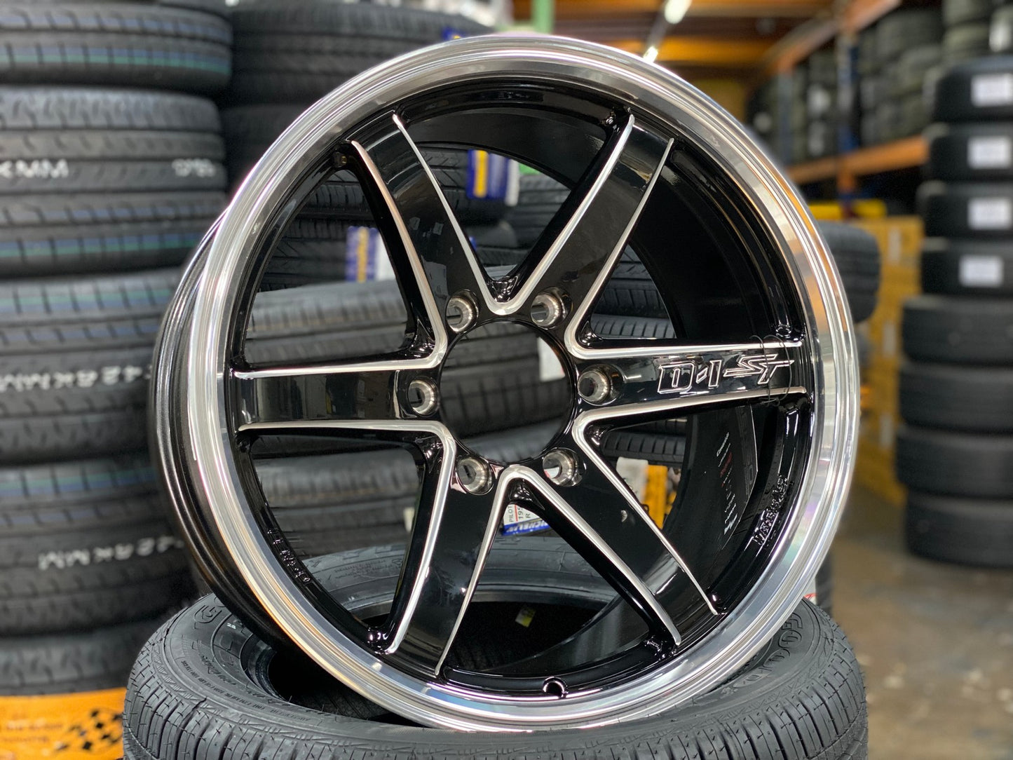 New 18X9.5 ET25 Lenso Project D1ST Rim (4 wheel) Gloss Black 6X139.7