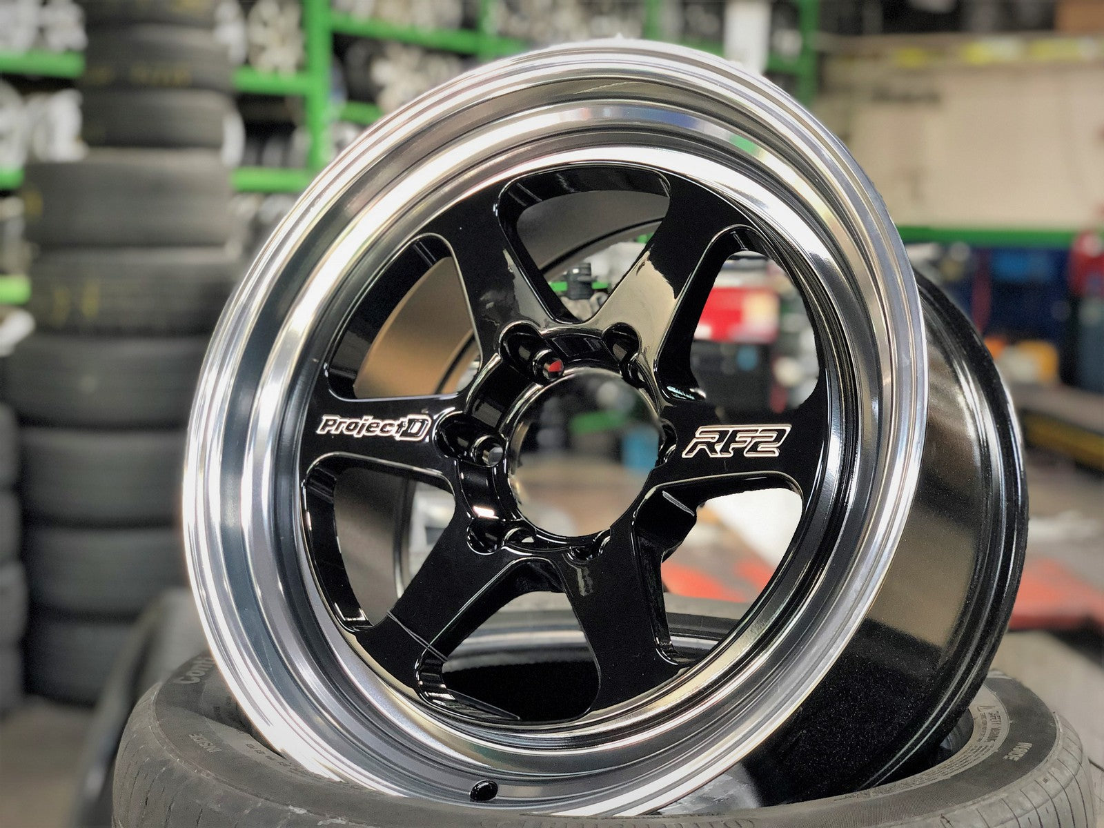 New 18X9.5 ET25 Lenso Project D Rim (4 wheel) Gloss Black 6X139.7 ...