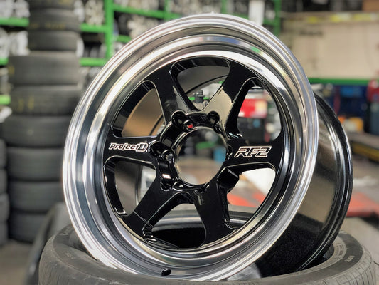 New 18X9.5 ET25 Lenso Project D Rim (4 wheel) Gloss Black 6X139.7