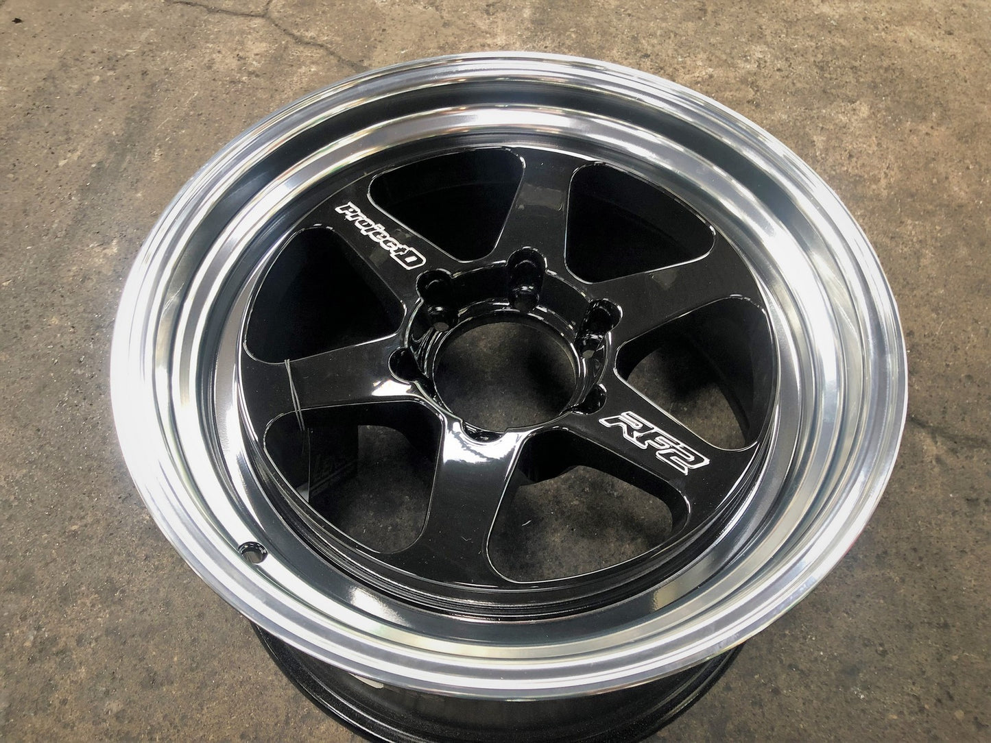 New 18X9.5 ET25 Lenso Project D Rim (4 wheel) Gloss Black 6X139.7
