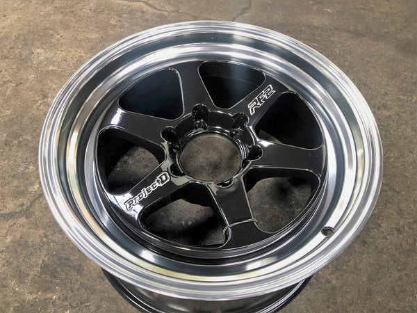 New 18X9.5 ET25 Lenso Project D Rim (4 wheel) Gloss Black 6X139.7