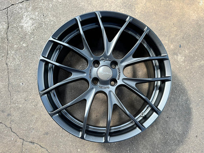 New 18X7 ET40 Breyton Race GTSR Rim (4 wheel) Matt Black 4X100