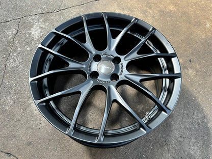 New 18X7 ET40 Breyton Race GTSR Rim (4 wheel) Matt Black 4X100