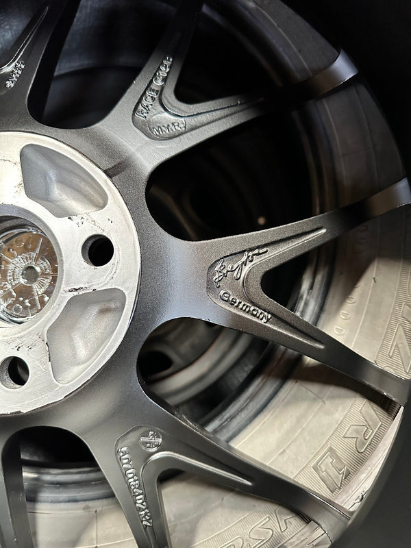 New 18X7 ET40 Breyton Race GTSR Rim (4 wheel) Matt Black 4X100