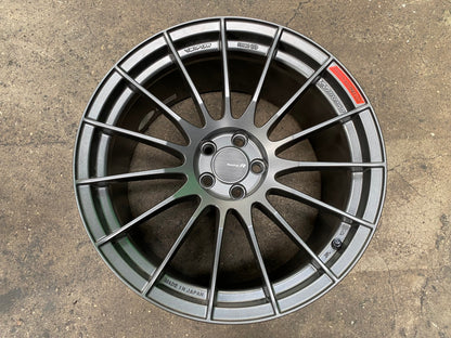 New 18X9.5 ET43 Enkei RS05RR Rim (4 wheel) Matt Gunmetal 5X100