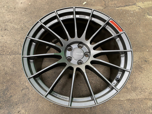 New 18X9.5 ET43 Enkei RS05RR Rim (4 wheel) Matt Gunmetal 5X100