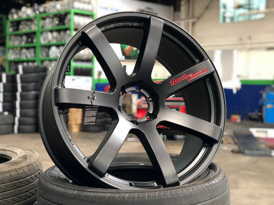 New 24X10 ET25 Lenso Rt ConCave Rim (4 wheel) Matt Black 6X139.7