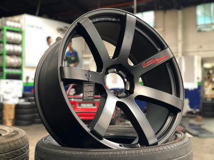 New 24X10 ET25 Lenso Rt ConCave Rim (4 wheel) Matt Black 6X139.7