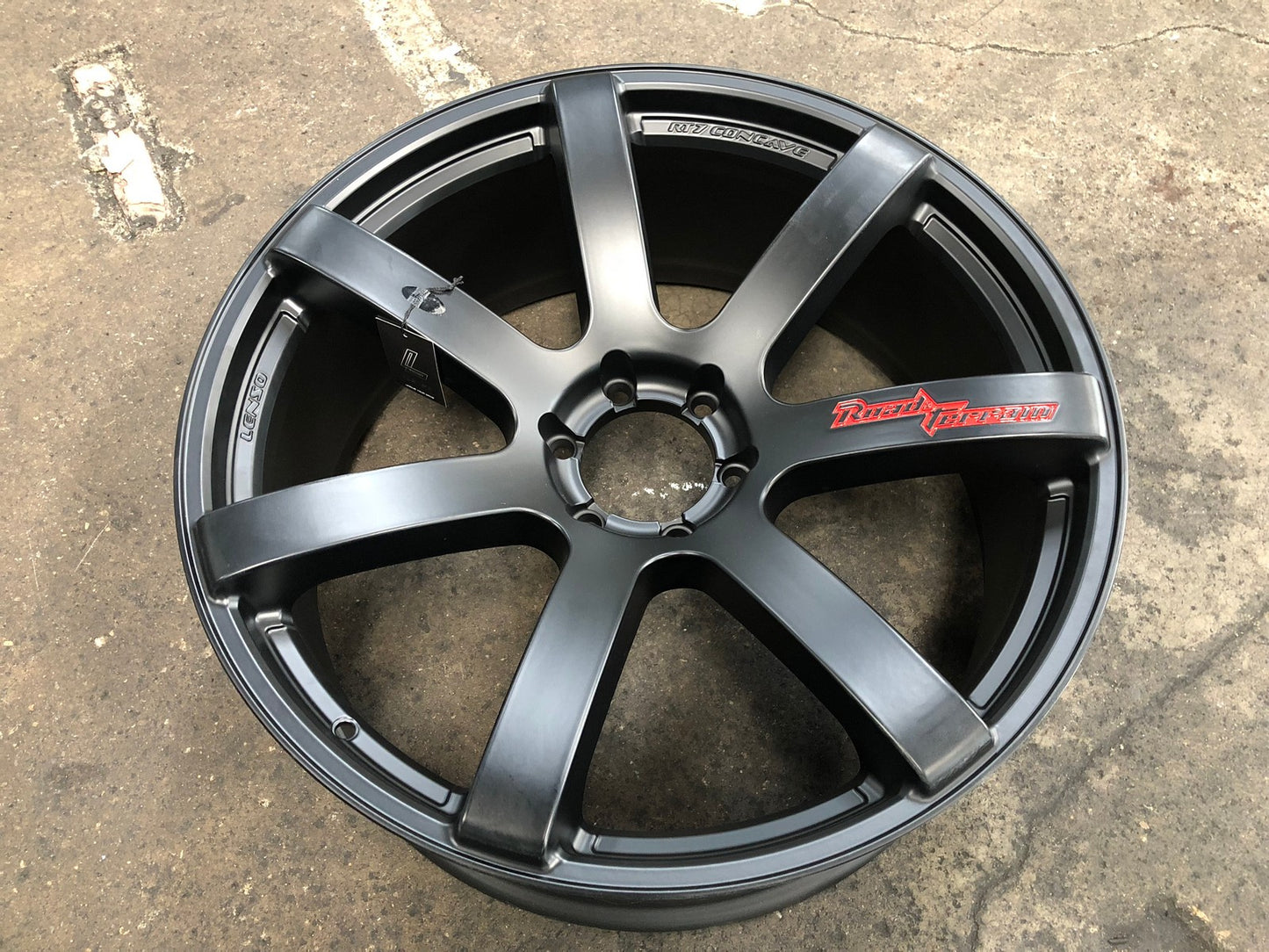 New 24X10 ET25 Lenso Rt ConCave Rim (4 wheel) Matt Black 6X139.7