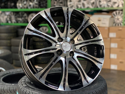 New 17X6.5 ET40 Impul Aura SX-10 Rim (4 wheel) Gloss Black 4X100