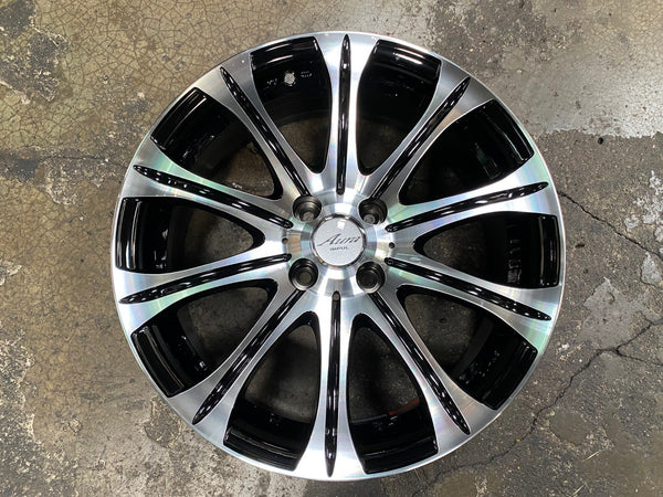 New 17X6.5 ET40 Impul Aura SX-10 Rim (4 wheel) Gloss Black 4X100