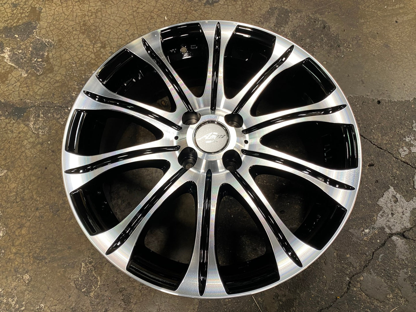 New 17X6.5 ET40 Impul Aura SX-10 Rim (4 wheel) Gloss Black 4X100