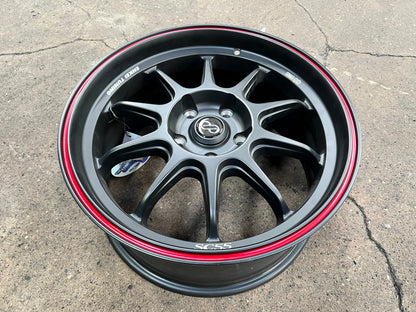 New 17X8 ET40 Enkei SC55Rim (4 wheel) Matt Black 5X114.3