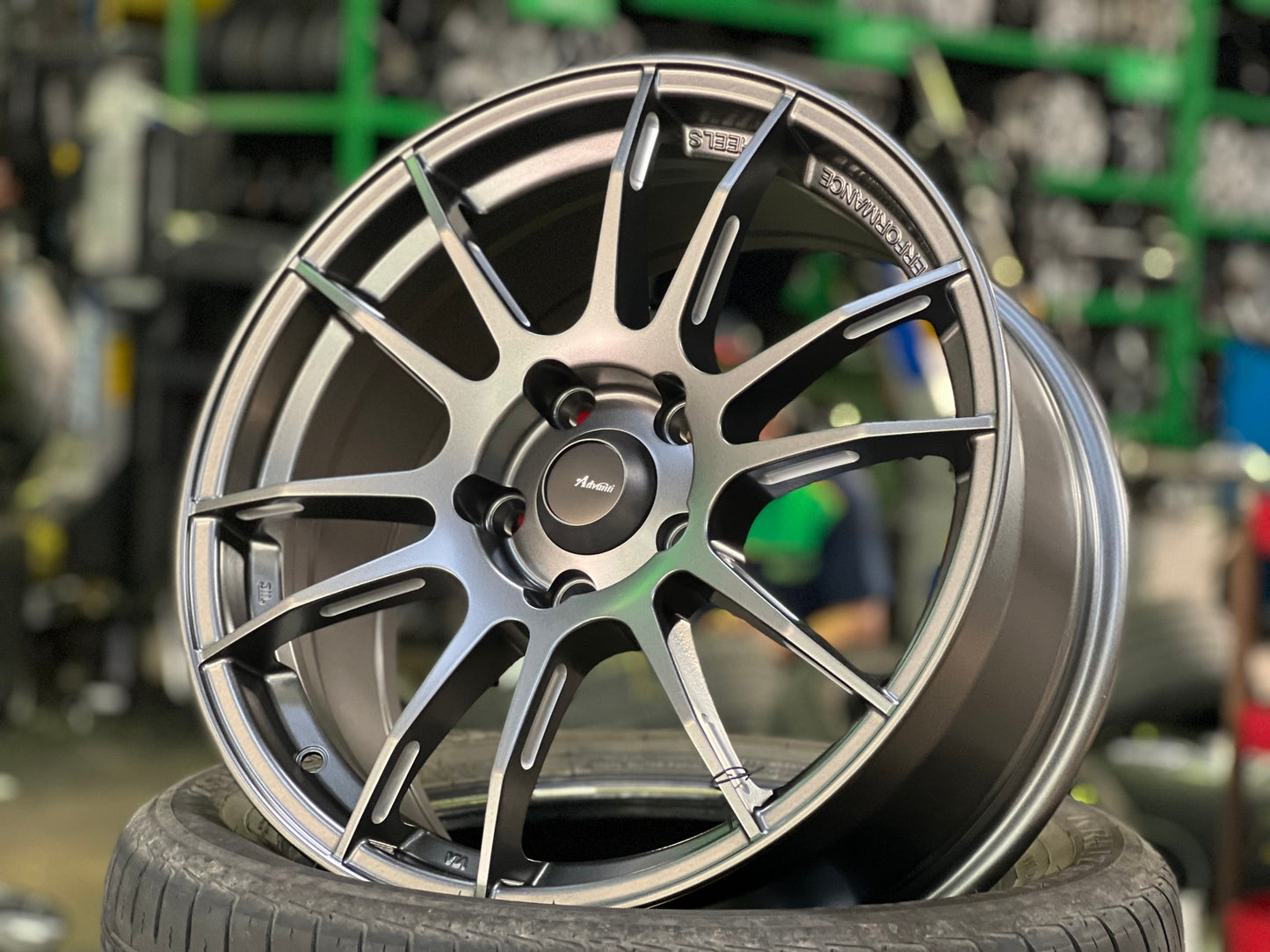 New 18X8 ET45 Advanti Mercury VI Rim (4 wheel) Matt Bronze 5X112