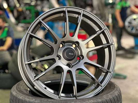 NEW 18X8 ET45 Advanti Mercury VI Rim (4 wheel) Dark Gunmetal 5X112