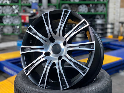 New 16X7.5 ET35 Advanti SL45G Rim (4 wheel) Matt Black 4X114.3