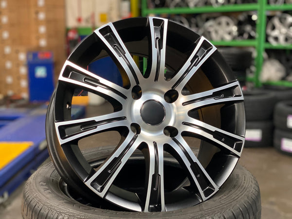 New 16X7.5 ET35 Advanti SL45G Rim (4 wheel) Matt Black 4X114.3