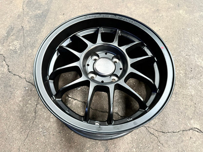 New 15X7 ET35 Proton R3 Rim (4 wheel) Matt Black 4X100