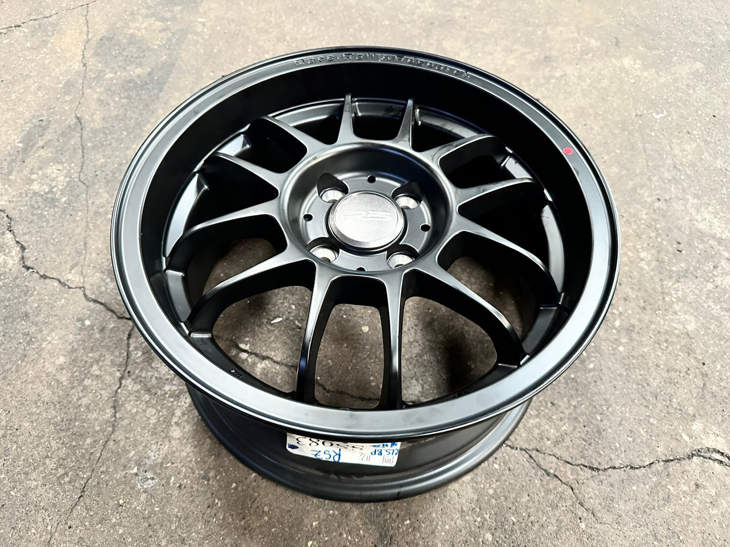 New 15X7 ET35 Proton R3 Rim (4 wheel) Matt Black 4X100