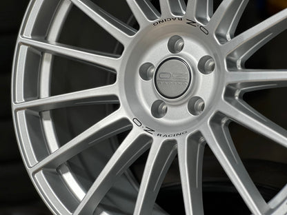 New 21X10.5 ET28 OZ Racing Superturismo Rim (4 wheel) Matt Silver 5X112