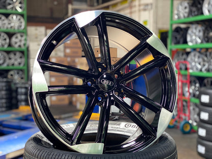 New 19X8.5 ET42 TCK Racing Rim (4 wheel) Gloss Black 5X112