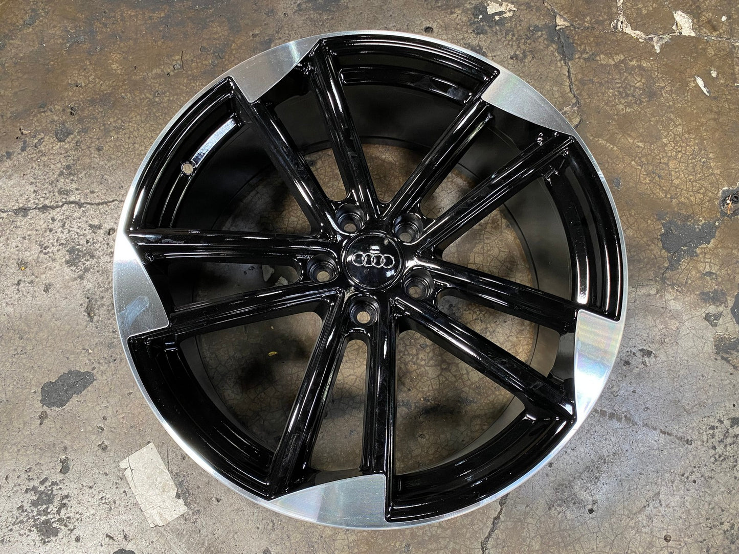 New 19X8.5 ET42 TCK Racing Rim (4 wheel) Gloss Black 5X112