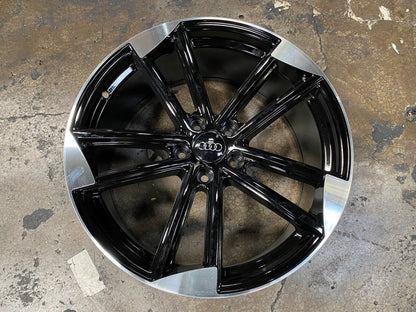 New 19X8.5 ET42 TCK Racing Rim (4 wheel) Gloss Black 5X112