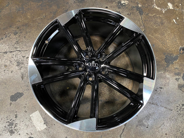 New 19X8.5 ET42 TCK Racing Rim (4 wheel) Gloss Black 5X112