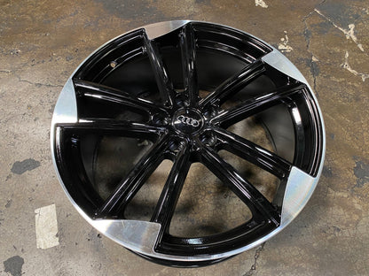 New 19X8.5 ET42 TCK Racing Rim (4 wheel) Gloss Black 5X112