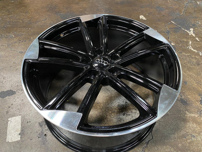 New 19X8.5 ET42 TCK Racing Rim (4 wheel) Gloss Black 5X112