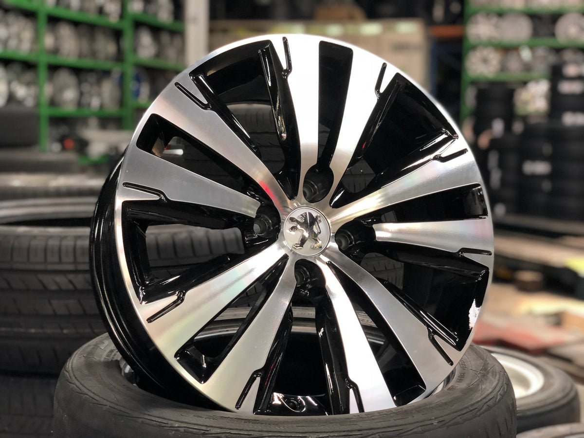New 17X7.5 ET29 TWS 1346 Rim (4 wheel) Gloss Black PF 4X108