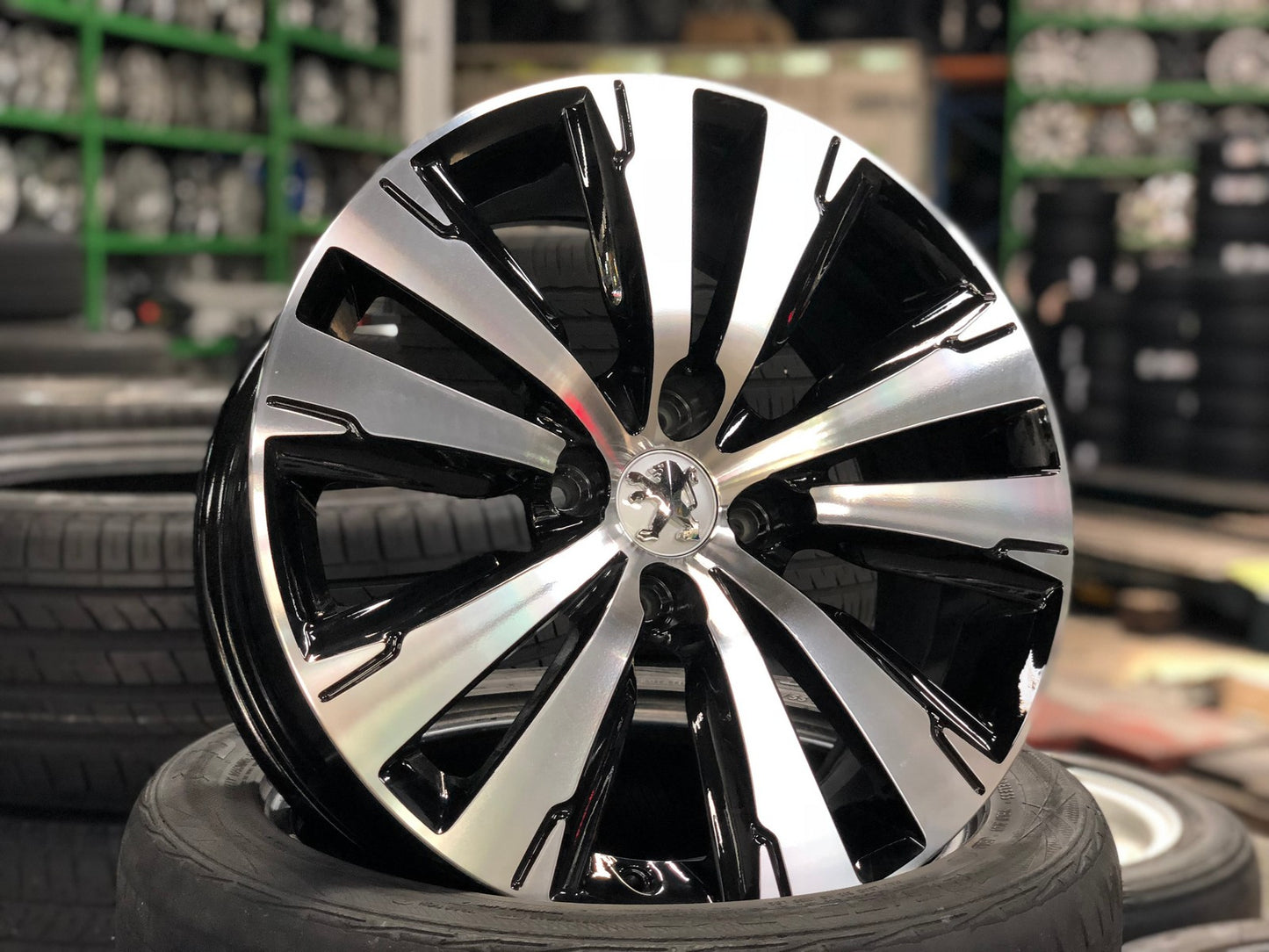 New 17X7.5 ET29 TWS 1346 Rim (4 wheel) Gloss Black PF 4X108