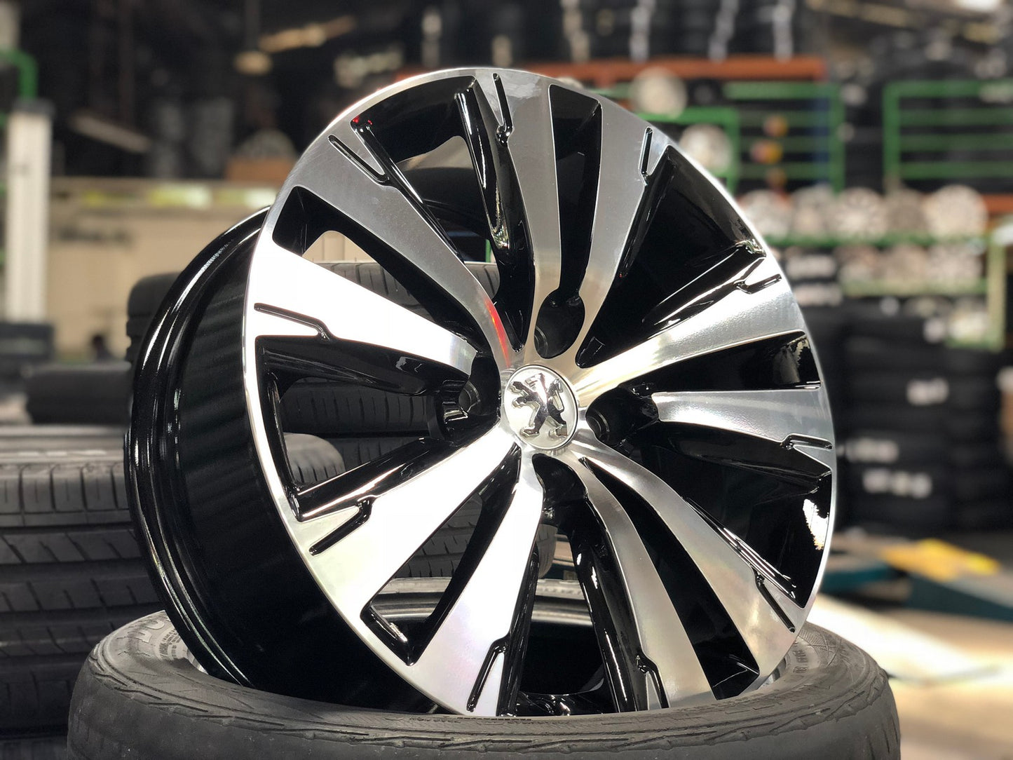 New 17X7.5 ET29 TWS 1346 Rim (4 wheel) Gloss Black PF 4X108