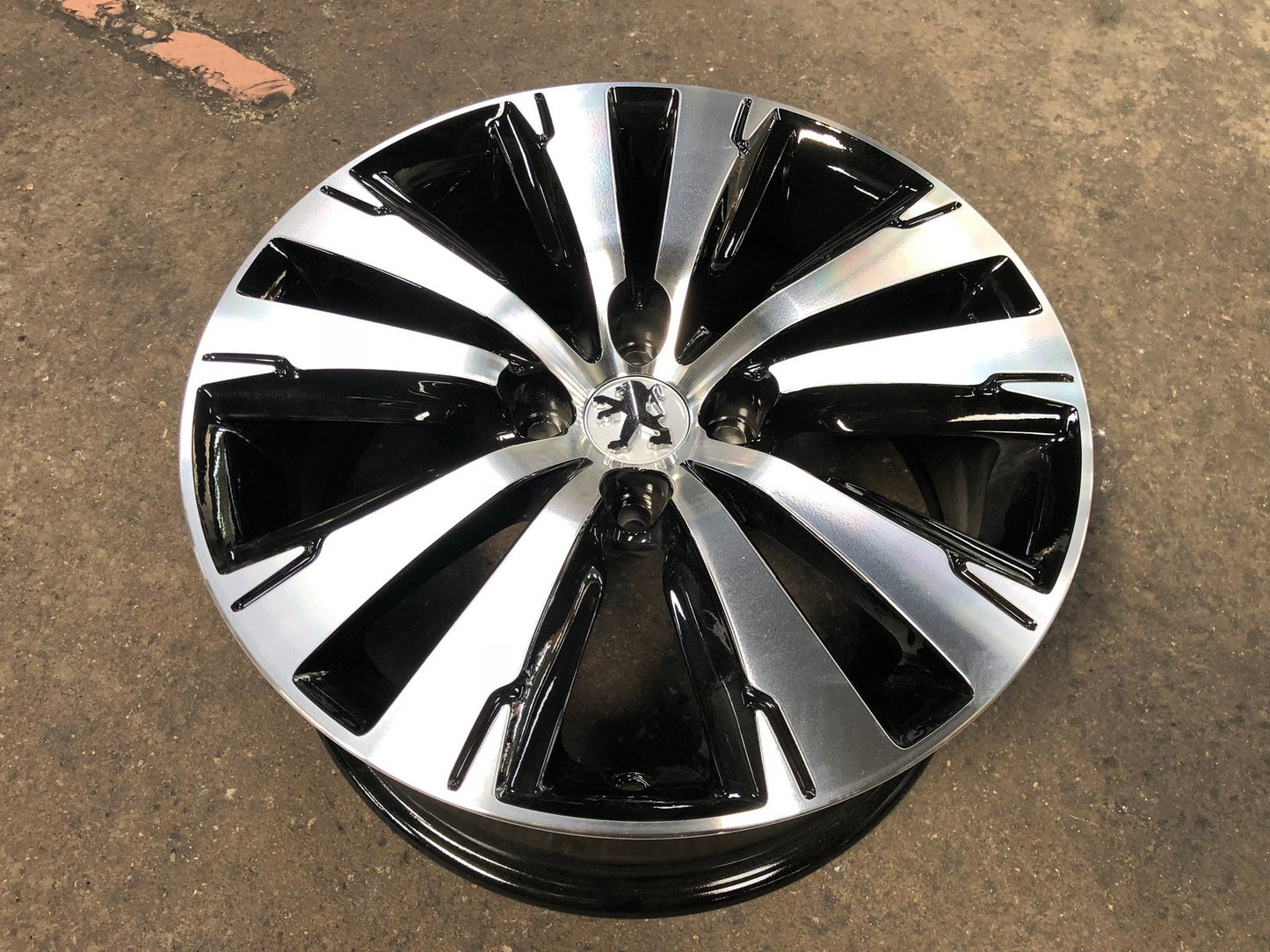 New 17X7.5 ET29 TWS 1346 Rim (4 wheel) Gloss Black PF 4X108