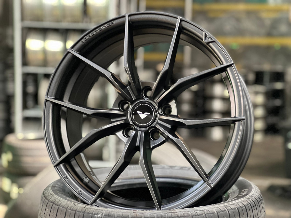 New 18X8 ET45 Vorsteiner VFF108 Rim (4 wheel) Matt Gunmetal 5X112