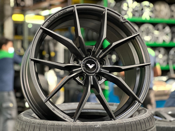 New 18X8 ET45 Vorsteiner VFF108 Rim (4 wheel) Matt Gunmetal 5X112