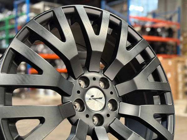 New 20X8.5 ET45 Kahn RS Design Rim (4 wheel) Matt Black 5X114.3