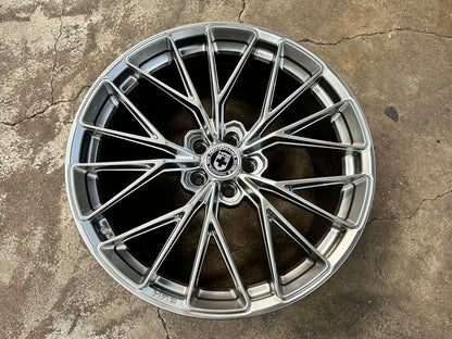 New 20x9 ET25 20x10 ET35 HRE FF28 (4 wheel) 5x112 Liquid Silver