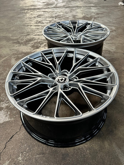New 20x9 ET25 20x10 ET35 HRE FF28 (4 wheel) 5x112 Liquid Silver