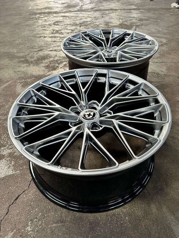 New 20x9 ET25 20x10 ET35 HRE FF28 (4 wheel) 5x112 Liquid Silver
