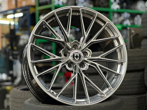 New 20x9 ET25 20x10 ET35 HRE FF28 (4 wheel) 5x112 Liquid Silver
