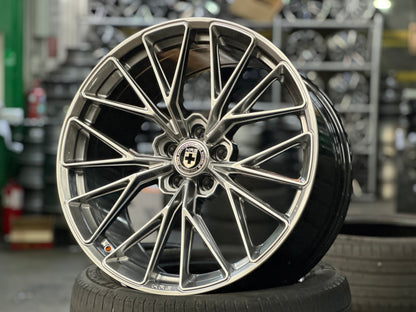 New 20x9 ET25 20x10 ET35 HRE FF28 (4 wheel) 5x112 Liquid Silver