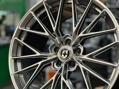New 20x9 ET25 20x10 ET35 HRE FF28 (4 wheel) 5x112 Liquid Silver