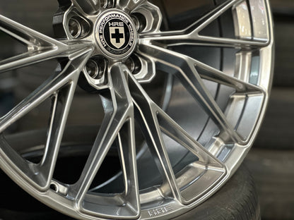 New 20x9 ET25 20x10 ET35 HRE FF28 (4 wheel) 5x112 Liquid Silver