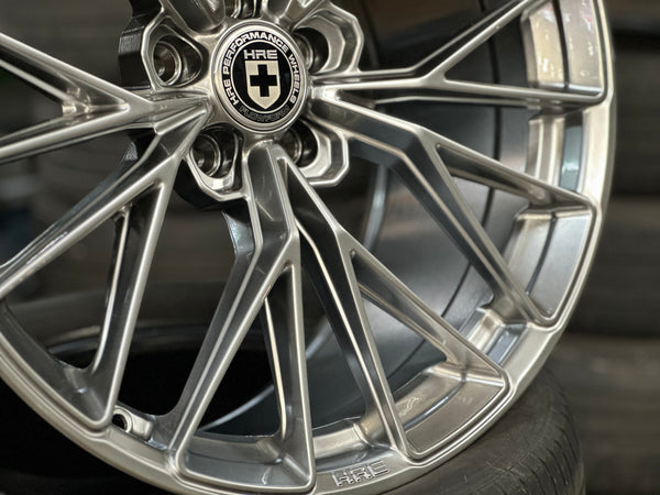 New 20x9 ET25 20x10 ET35 HRE FF28 (4 wheel) 5x112 Liquid Silver