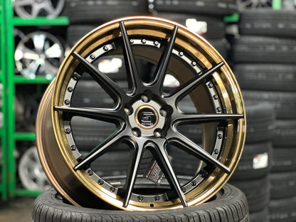 New 20x8.5 ET30 20x10 ET40 G Forged GF02 (4 wheel) 5x112 Bronze Black