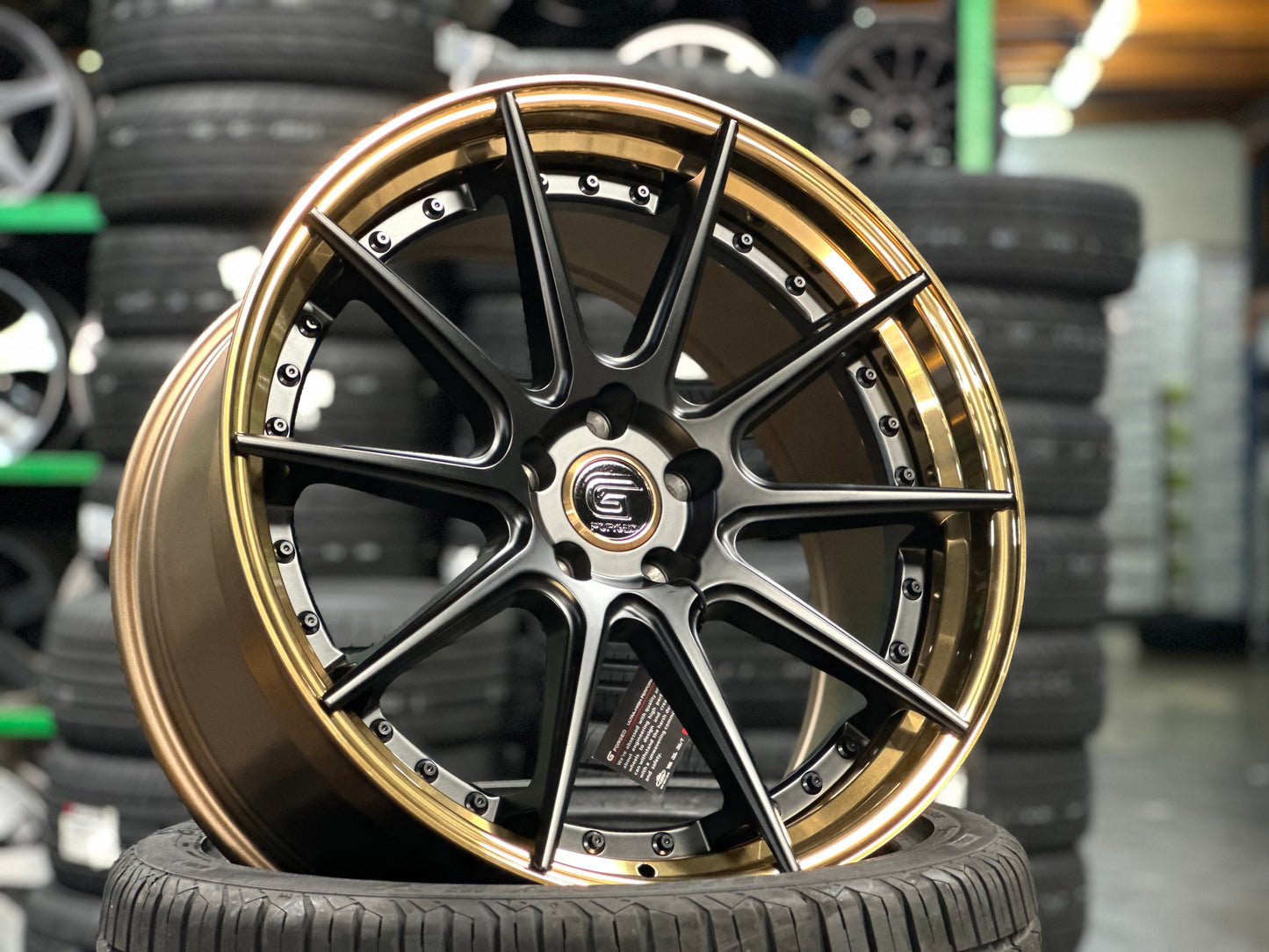 New 20x8.5 ET30 20x10 ET40 G Forged GF02 (4 wheel) 5x112 Bronze Black