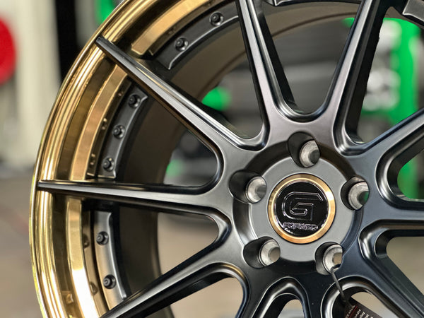 New 20x8.5 ET30 20x10 ET40 G Forged GF02 (4 wheel) 5x112 Bronze Black