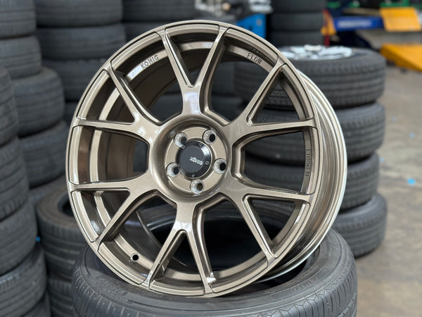 New 18x8.5 ET44 Konig Ampliform Rim (4 wheel) Bronze 5x100